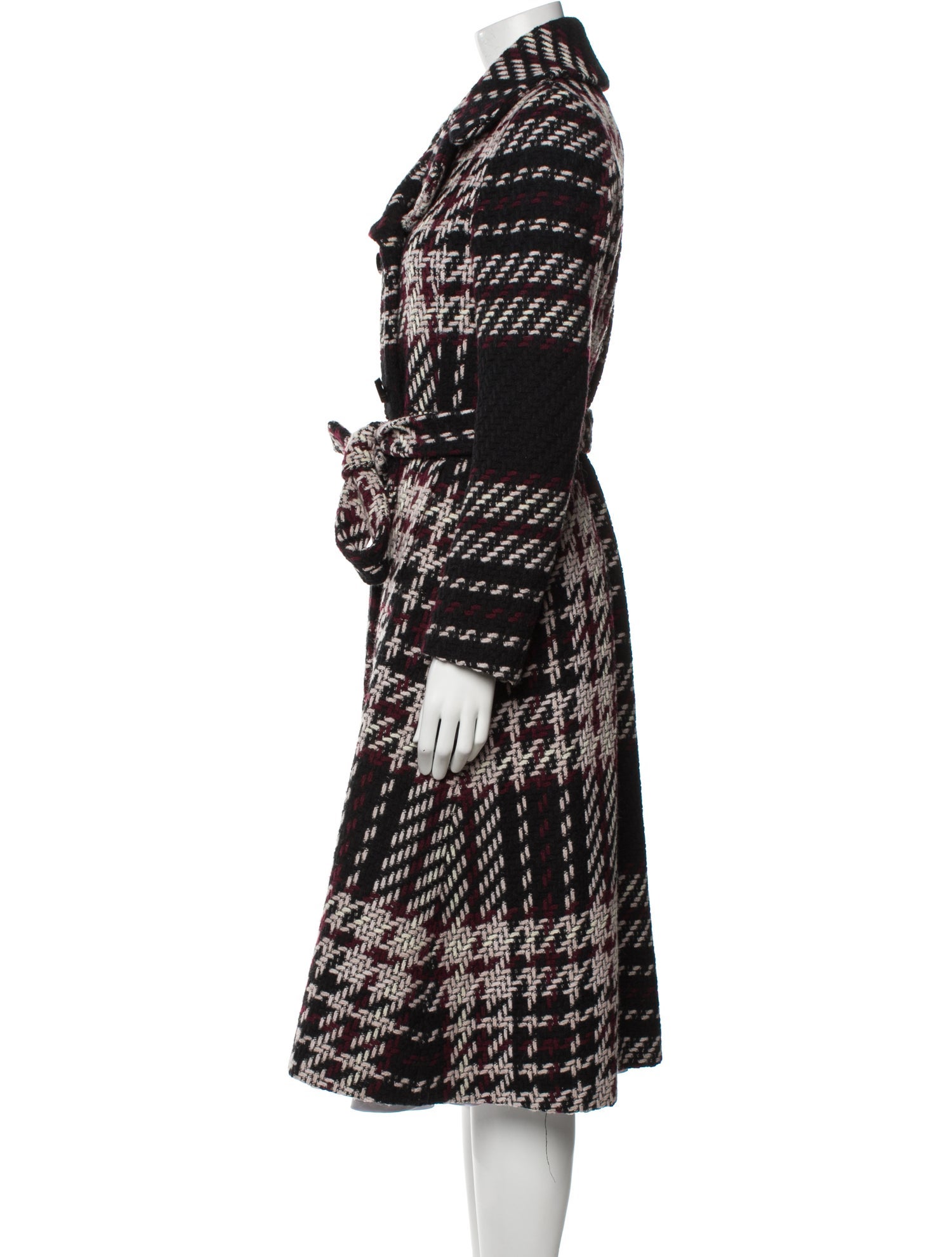 Kate Spade New York Wool Tweed Pattern Coat